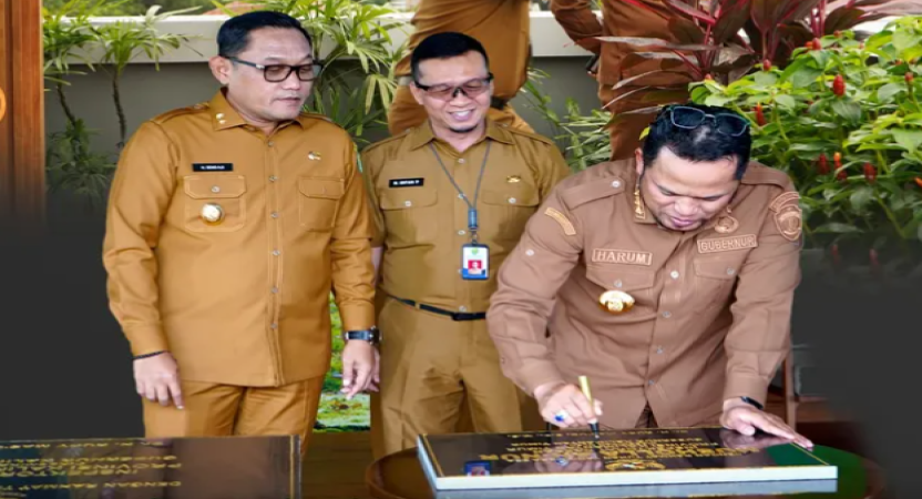 SAH! Gubernur & Wakil Gubernur Resmikan Taman Integritas & Musholla An-Nur Inspektorat Daerah Kaltim